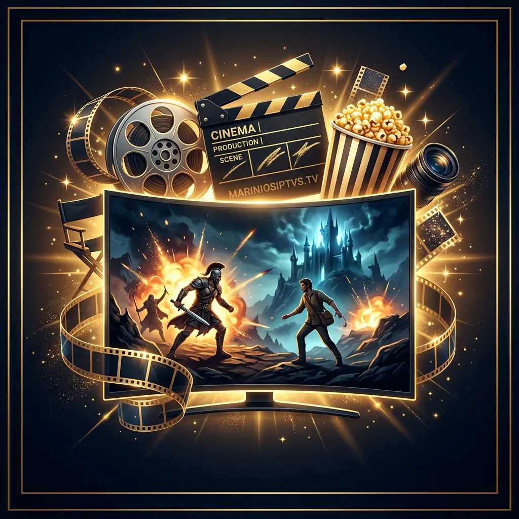 Marinios IPTV on-demand movies and series library in 4K quality